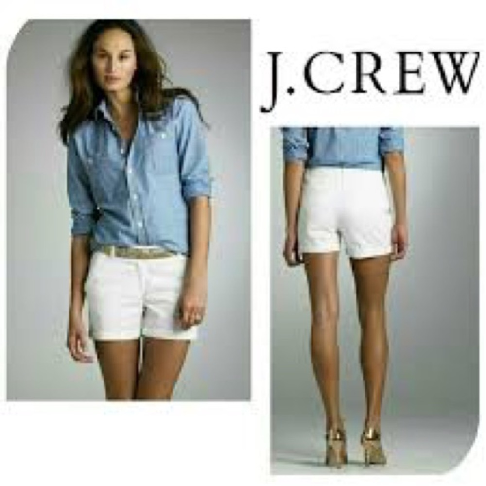J Crew women’s tan cream summer shorts size 0